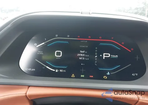 2024 Lotus Emira V6 First Edition z USA, uszkodzony, nr VIN SCCLEKAX3RHB24334